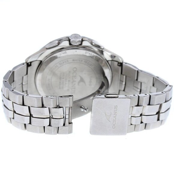 CASIO Oceanus Manta OCW-S2400-1AJF Solar Powered Radio Men's Watch - Picture 11 of 12